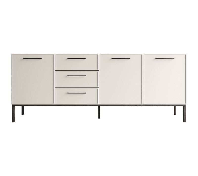 Тумба-комод Nicole белый NEM07