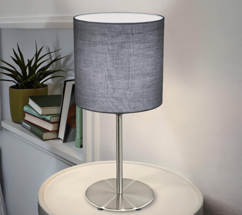 Настольная лампа Пастери никель матовый 31596_1