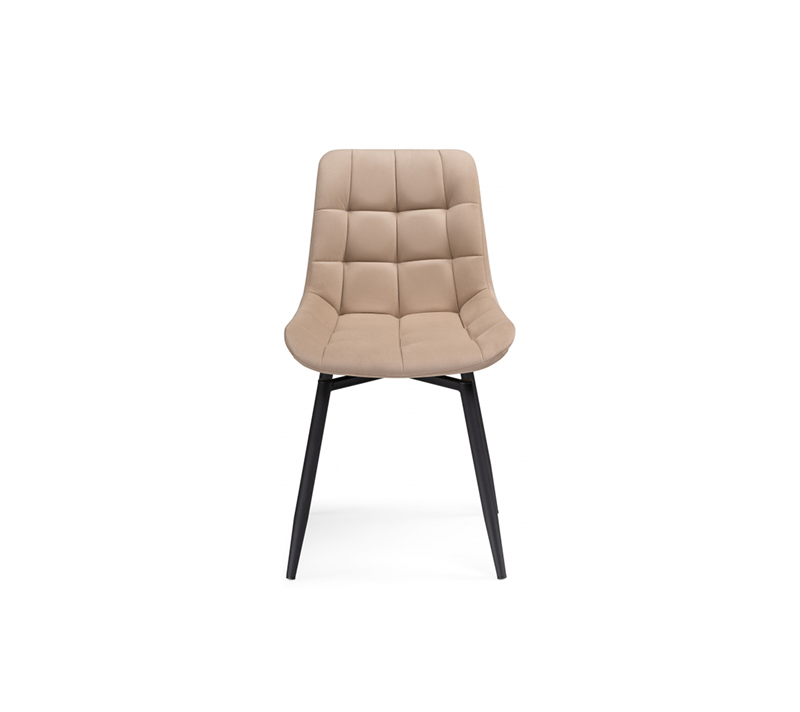 Стул крутящийся Челси К бежевый/черный