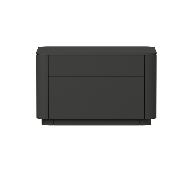 Тумба прикроватная 2 ящика Tammi черный 60