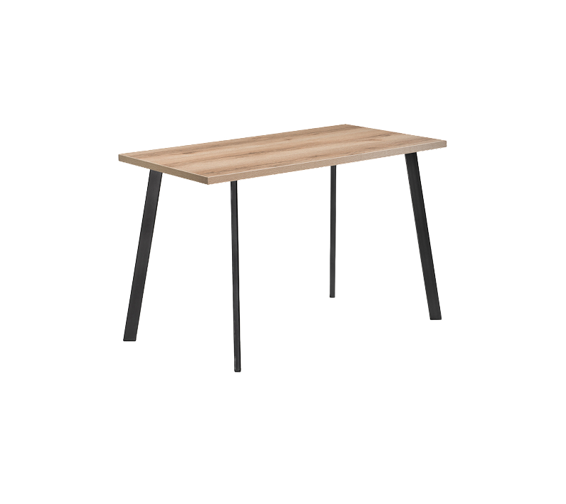 Стол Тринити Лофт дуб делано светлый/черный матовый 120х80х75_1