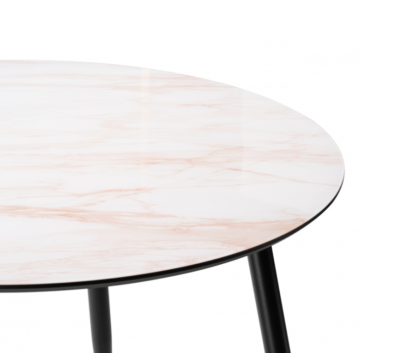 Стол круглый Анселм леонардо/черный_1