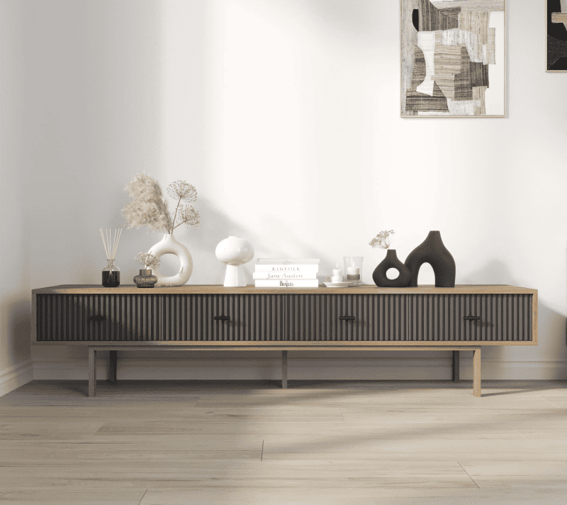 Тумба под телевизор Emerson черный/коричневый EM06/7024/L_1