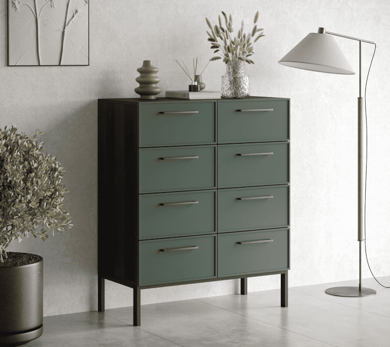Комод Nicole зеленый NEM20G_3