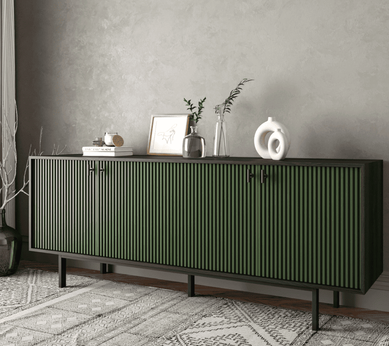 Тумба Emerson зеленый/черный EM01/green/L_3