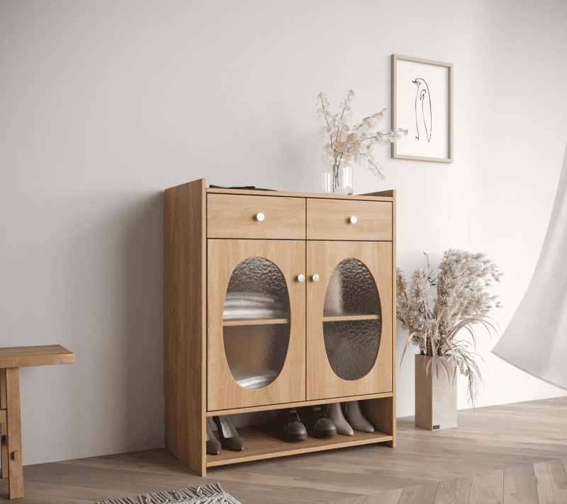 Тумба-витрина Bubble орех BBL10_3