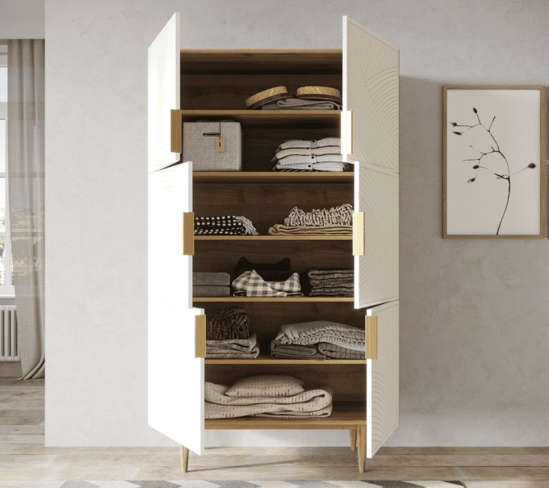 Шкаф Line бежевый LN04/GR1/beige_2