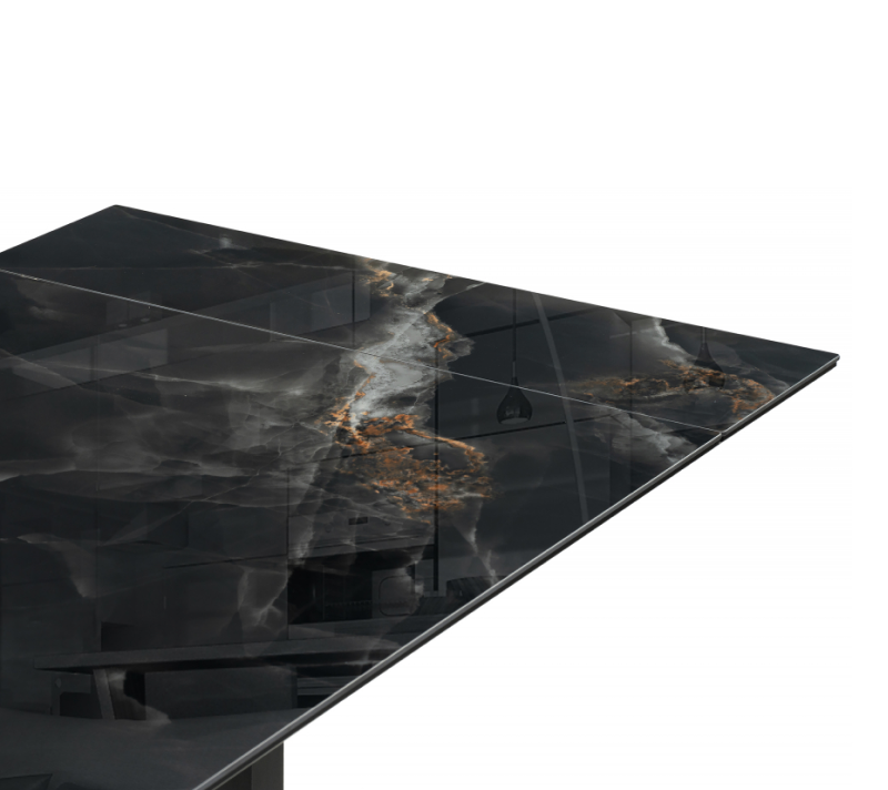 Стол дизайнерский Монерон блэк парадайс/черный_2