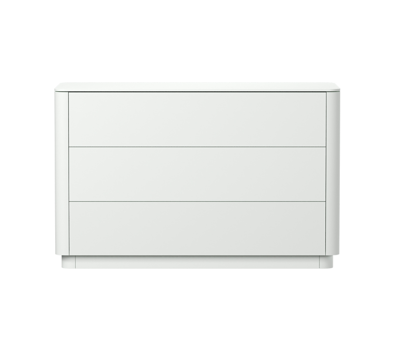 Комод 3 ящика Tammi белый 120