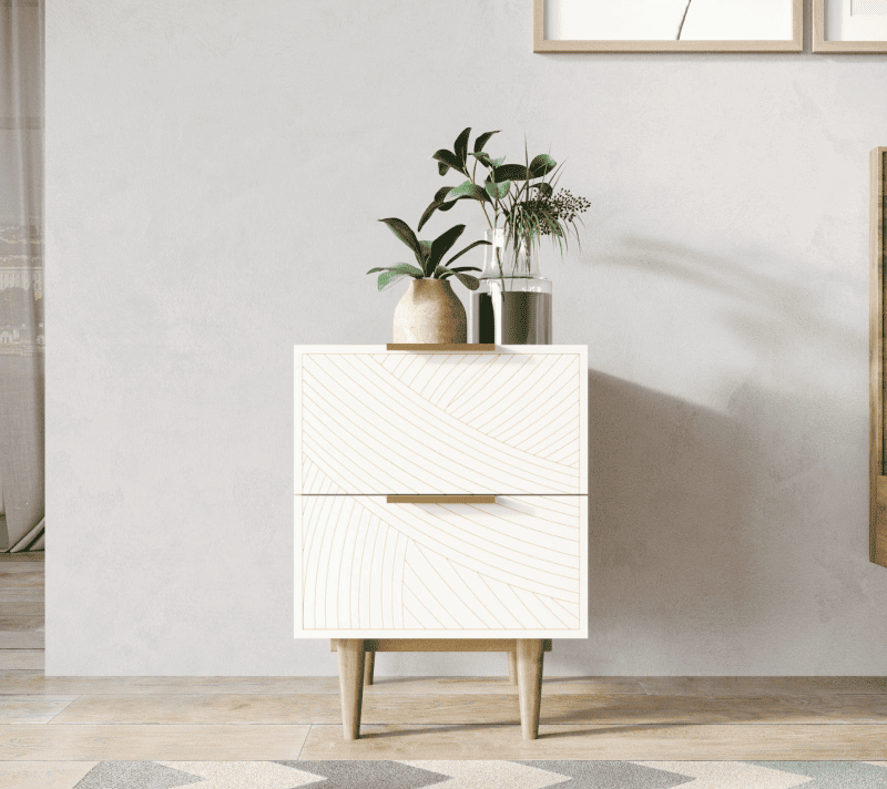 Тумба прикроватная Line бежевый LN07/GR1/beige_1