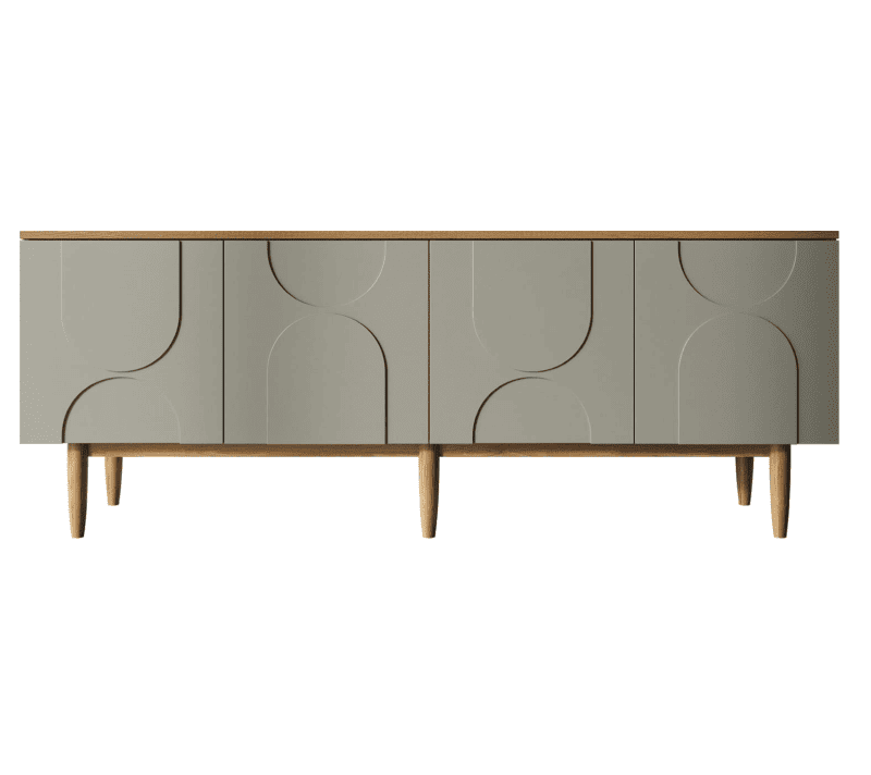 Тумба Arka серый/бежевый AR09-F2