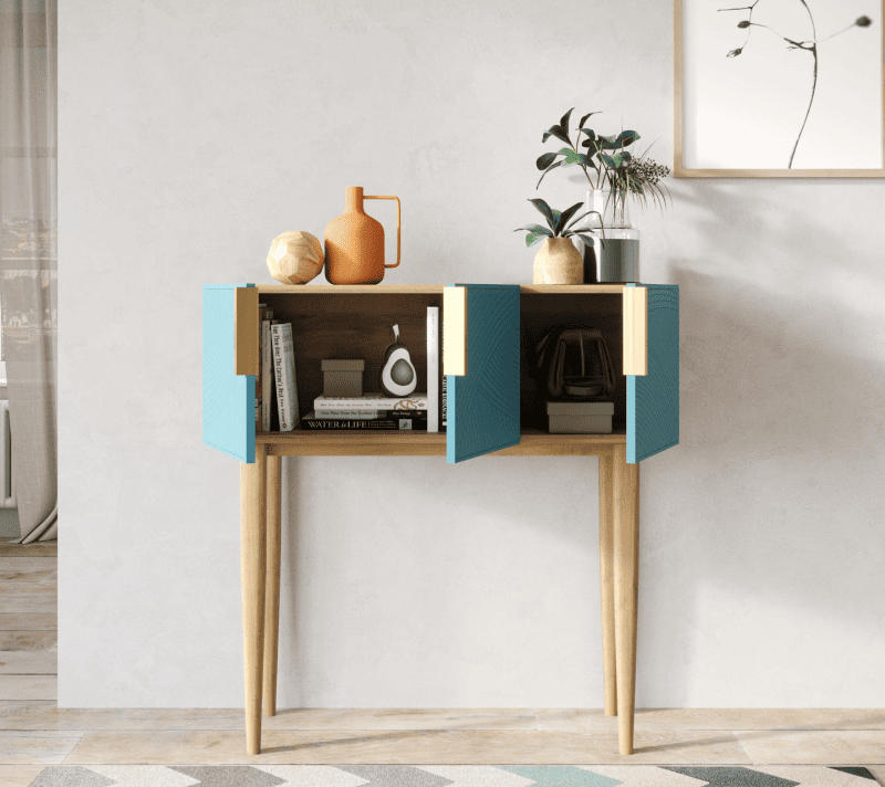 Стол консольный Line голубой LN15/GR1/blue_2