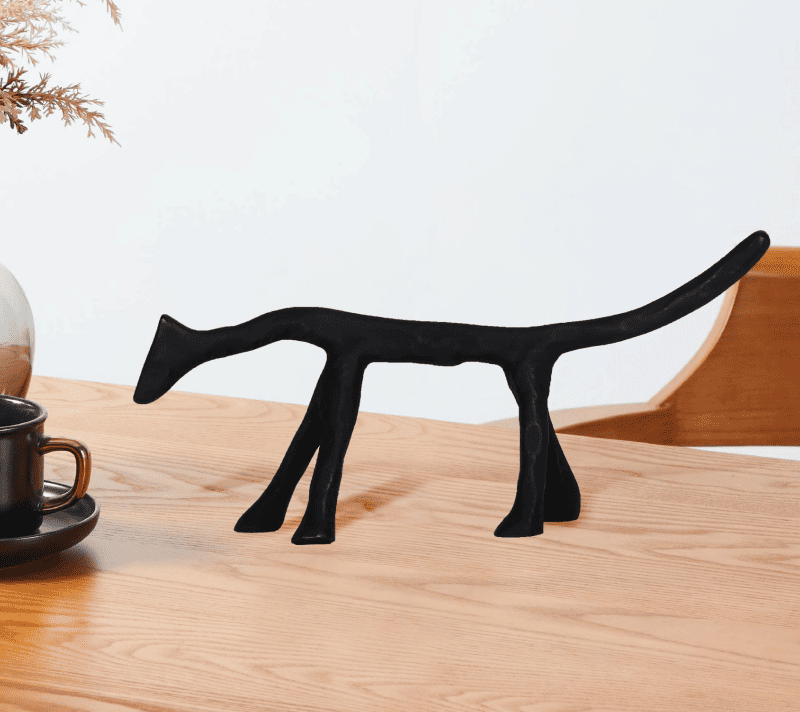 Статуэтка Собака SUZU черный 427033_1