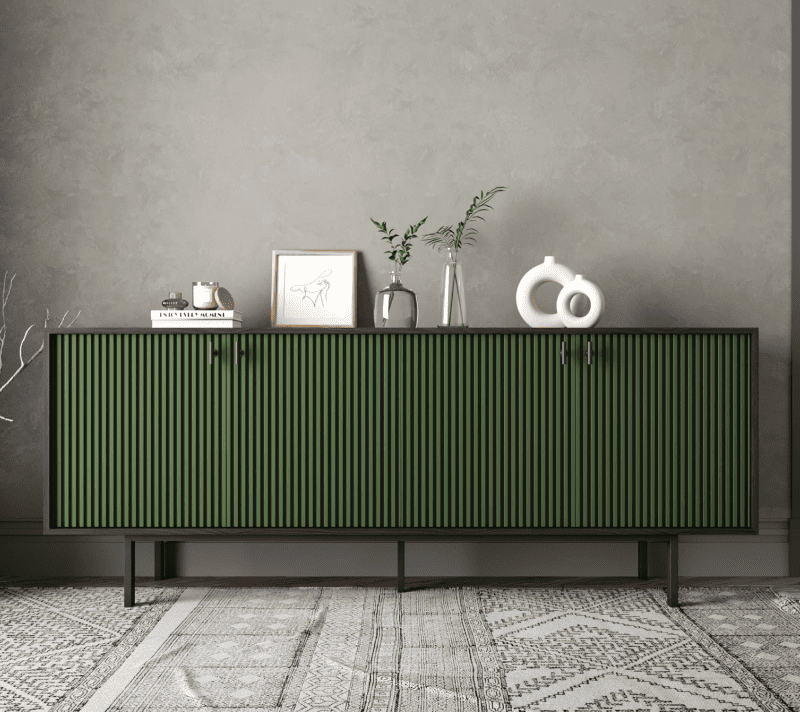 Тумба Emerson зеленый/черный EM01/green/L_1