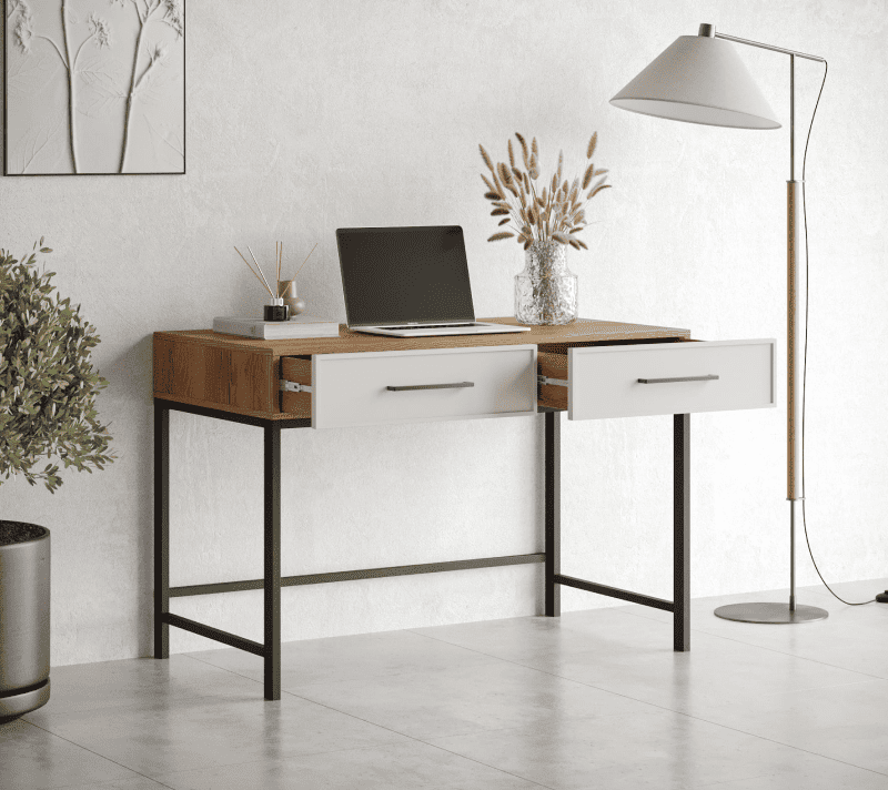 Стол письменный Nicole белый NBB32_2