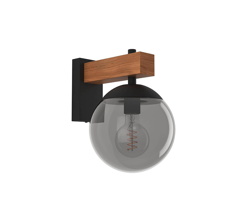 Уличное бра Буфалата коричневый/черный 900671