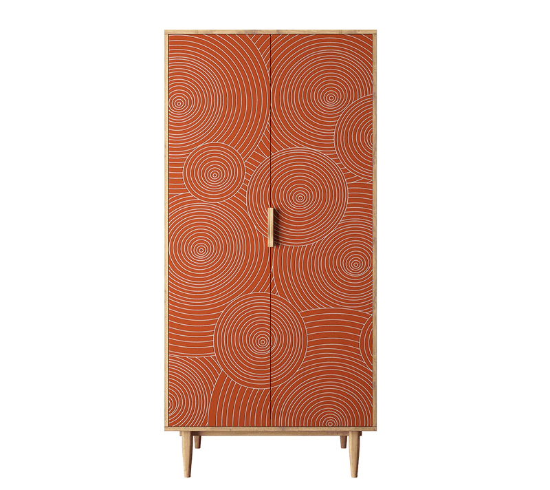 Шкаф Line красный R24/red