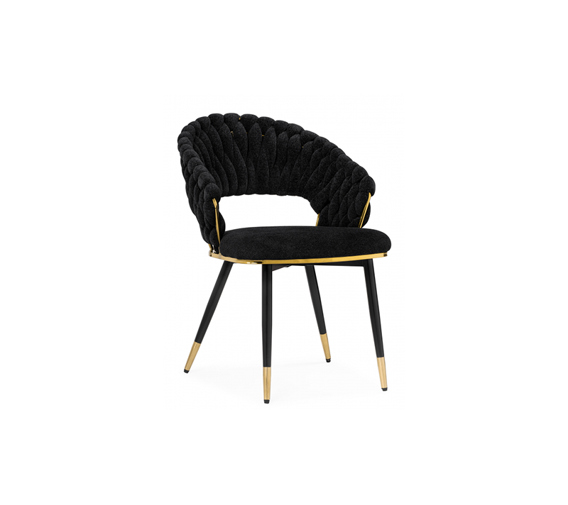 Стул Ракель черный/золотой