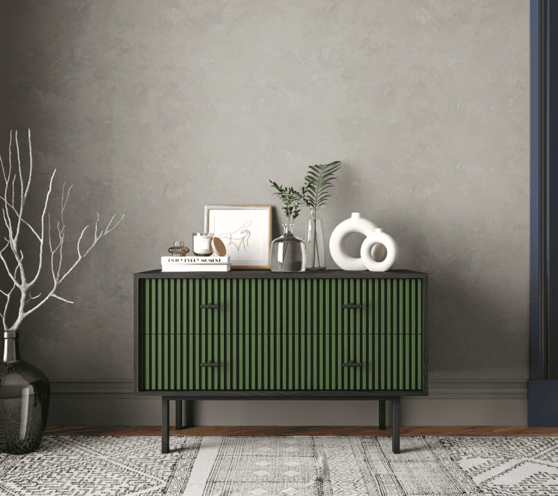 Комод Emerson зеленый/черный EM05/green/L_1