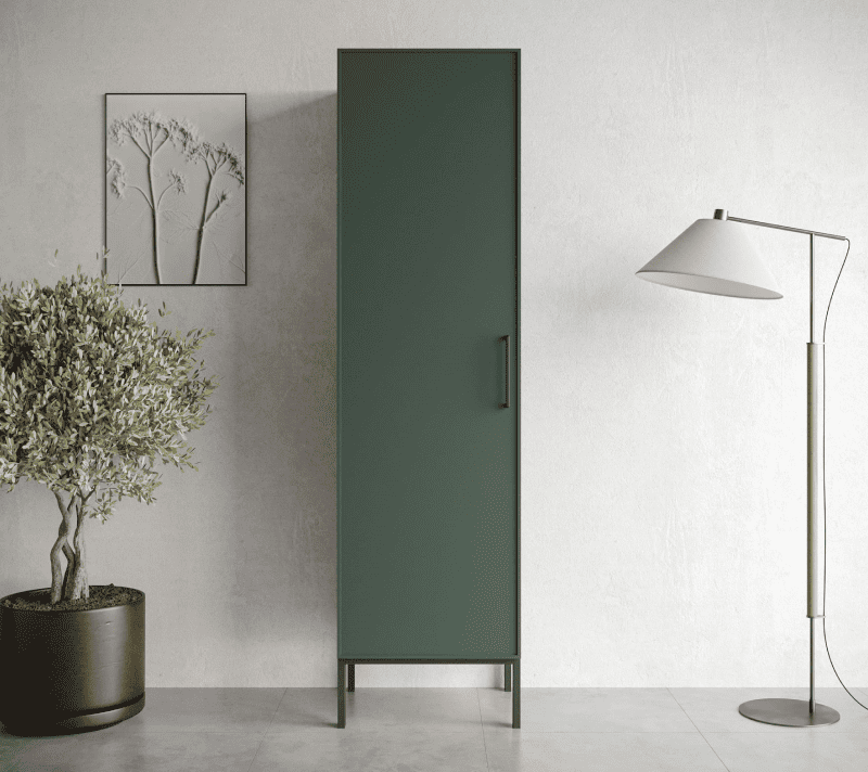 Шкаф Nicole зеленый NEM101G_1