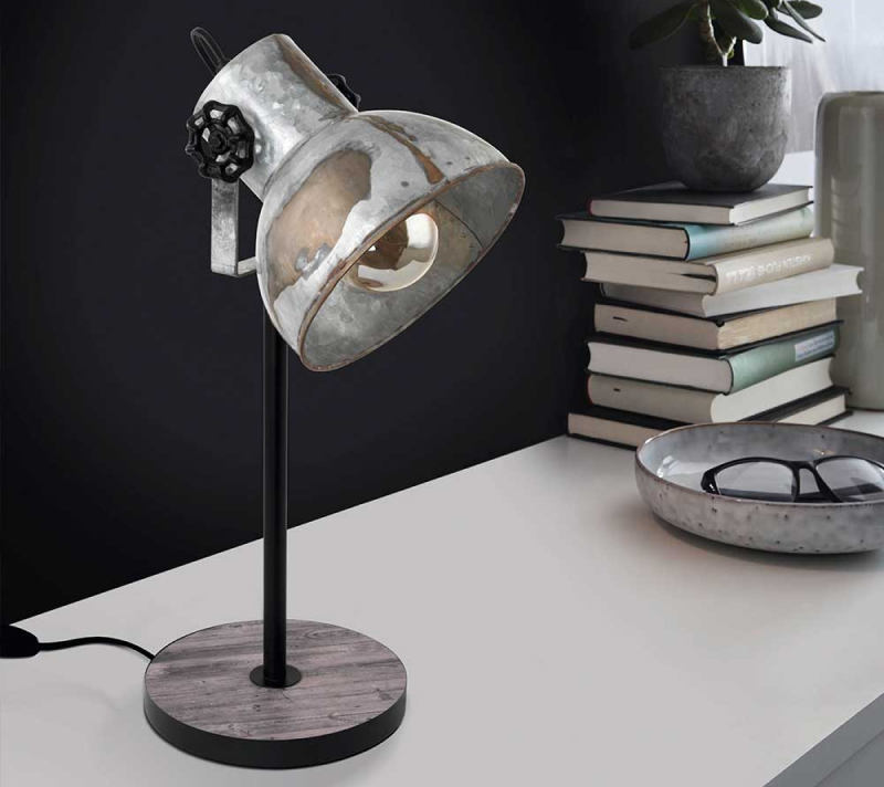 Настольная лампа BARNSTAPLE серебряный 49718_1