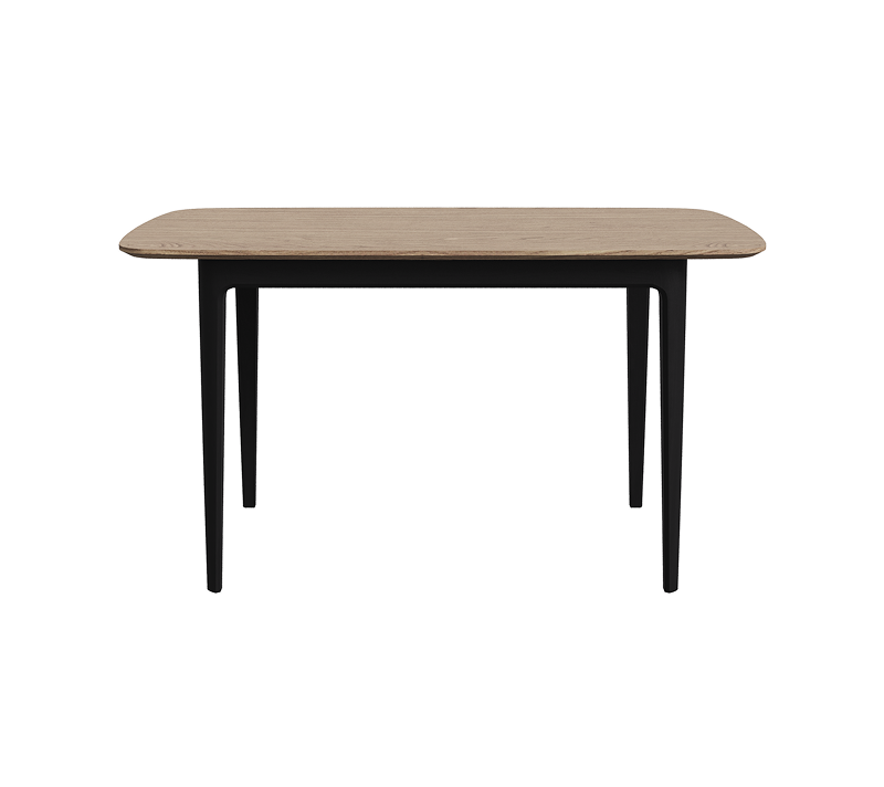 Стол обеденный Tammi натуральный дуб/черный 140x80