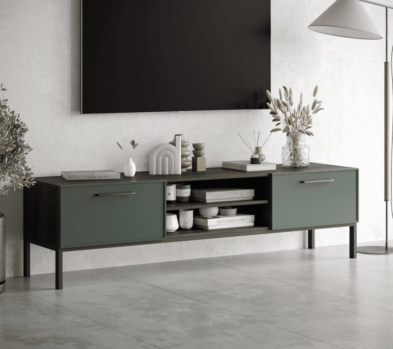 Тумба под телевизор Nicole зеленый NR27G_3