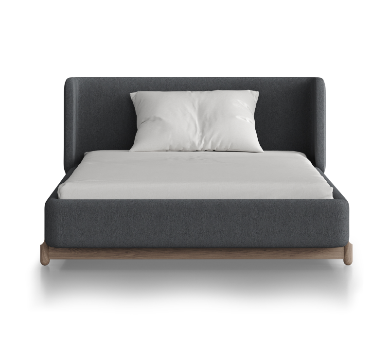 Кровать Basic серый 120x200