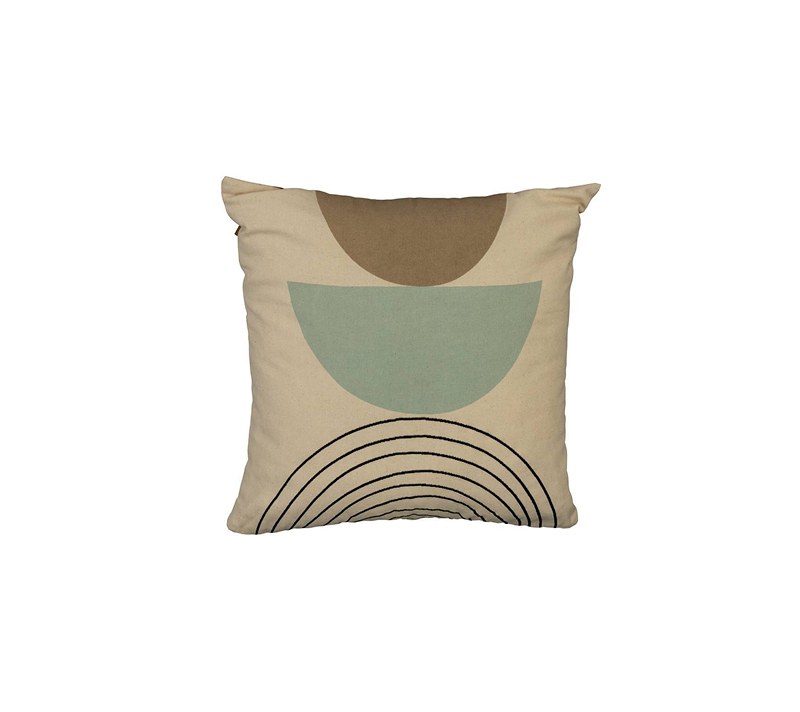 Подушка декоративная Берхала кремовый/мятный 420122