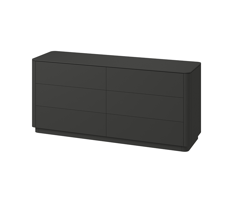 Комод 6 ящиков Tammi черный 170_1