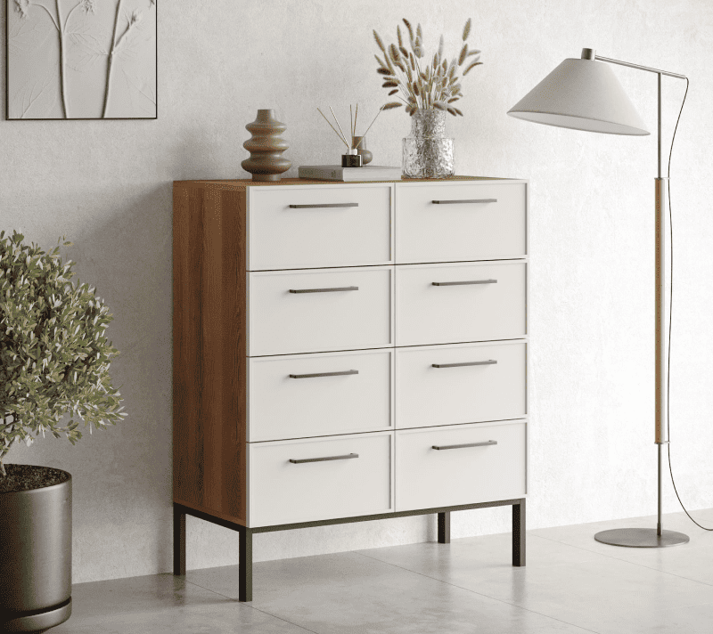 Комод Nicole белый NEM20_3