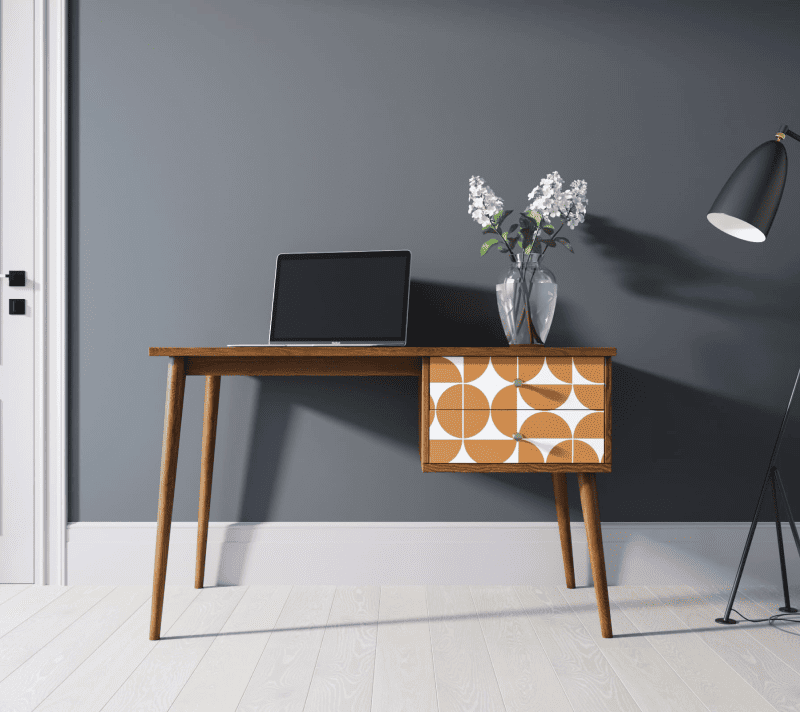 Стол письменный Berber оранжевый/коричневый BB20/Print_14_1