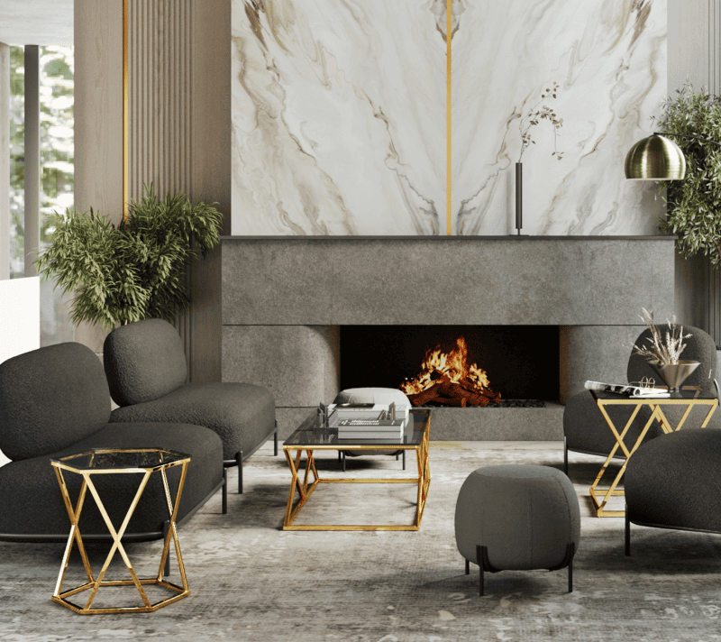 Диван Стоун букле темно-серый_2