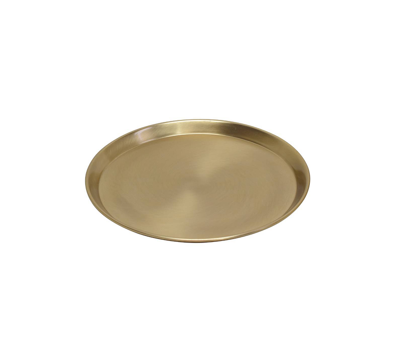 Тарелка декоративная FORLEYET золотой 427027