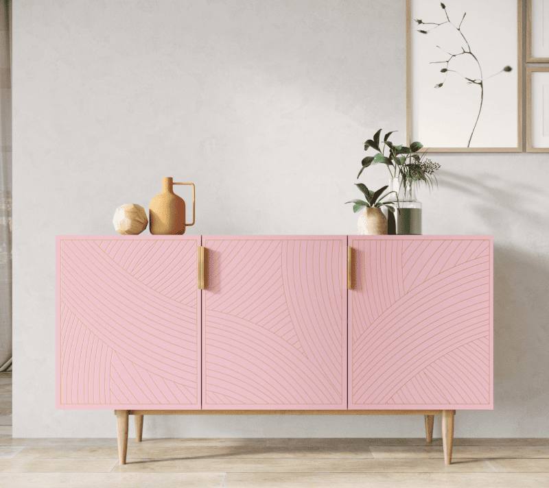 Тумба Line розовый LN02/GR1/pink_1