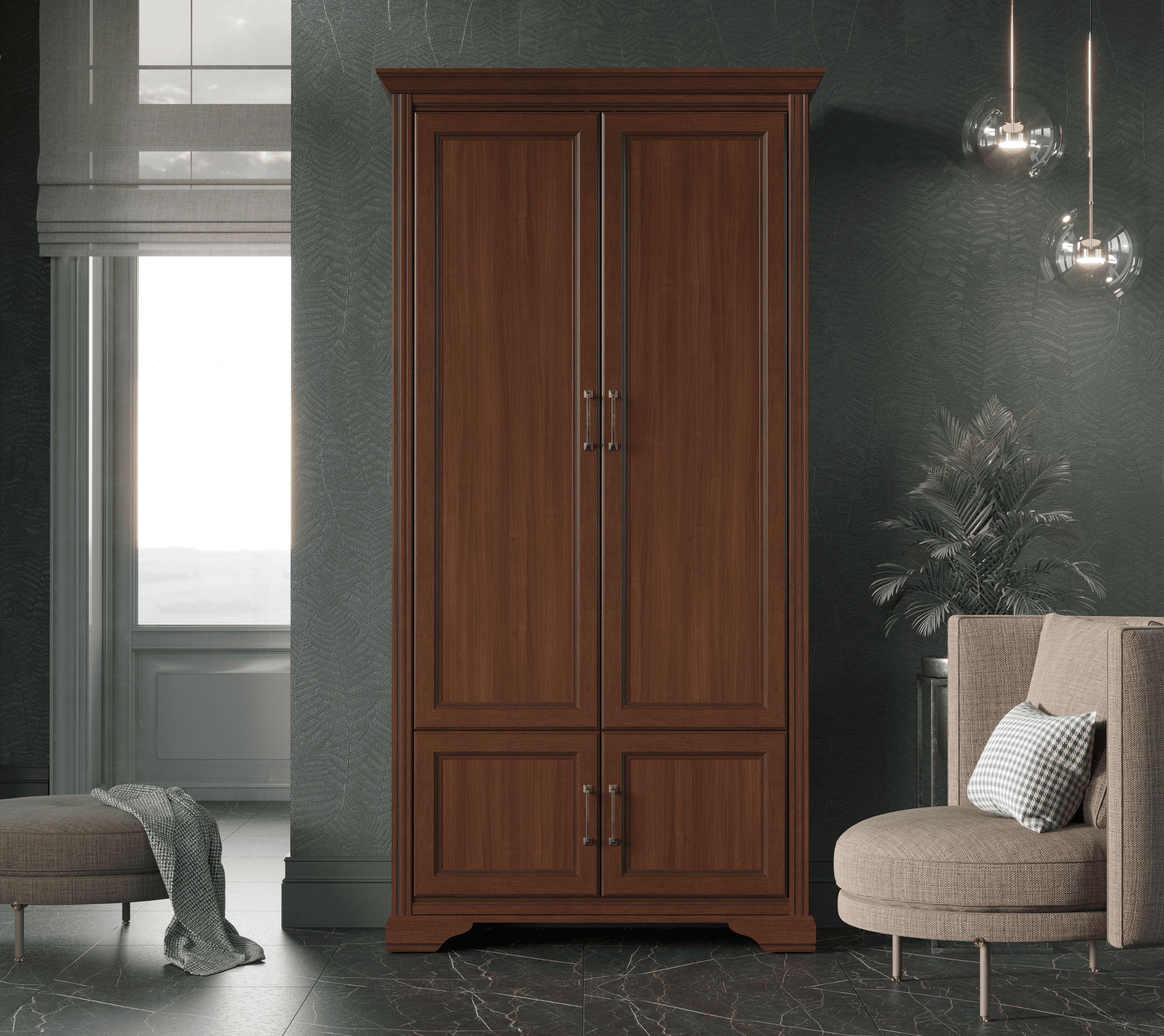 Шкаф Стилиус орех донской REG4D_1