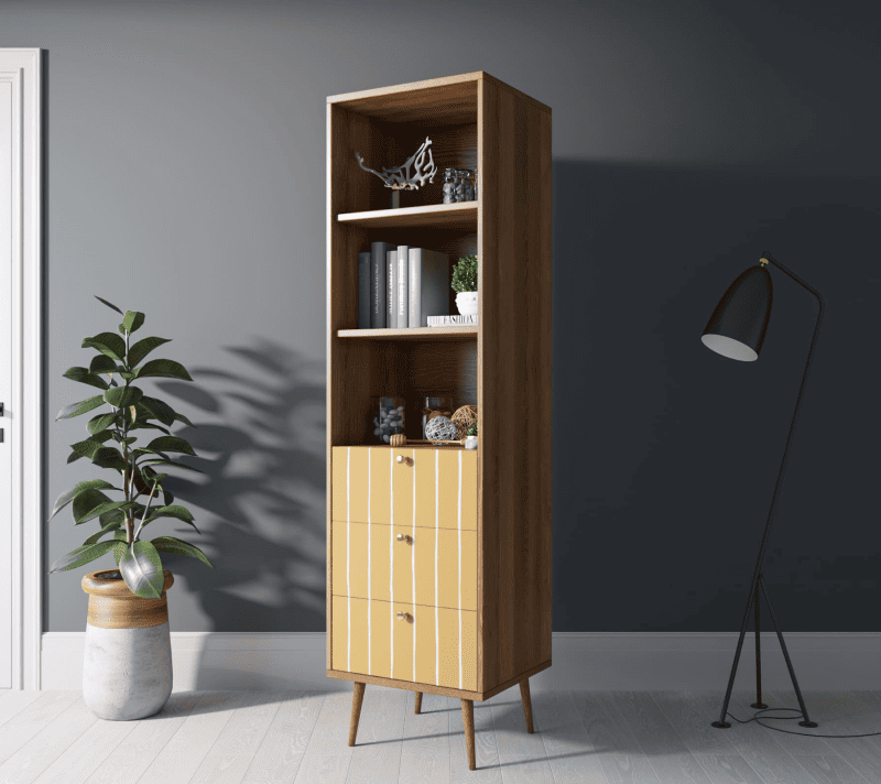 Стеллаж Berber оранжевый/коричневый BB45/Print_43_3