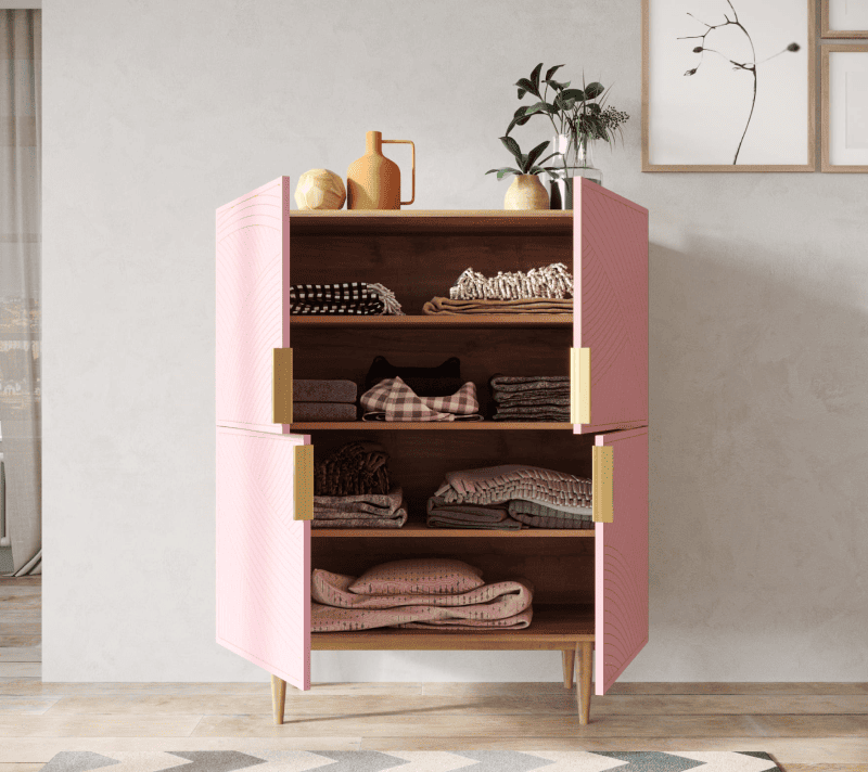 Тумба Line розовый LN03/GR1/pink_2