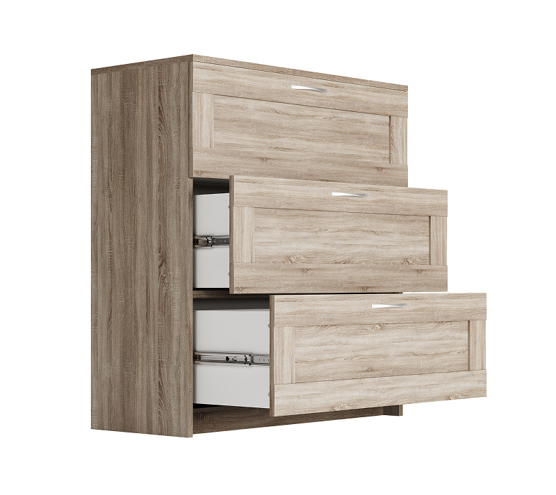 Комод с 3 ящиками Sirius сонома_1