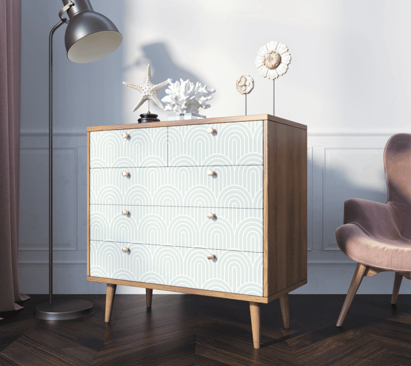 Комод Berber зеленый/белый BB36/Print_34_3