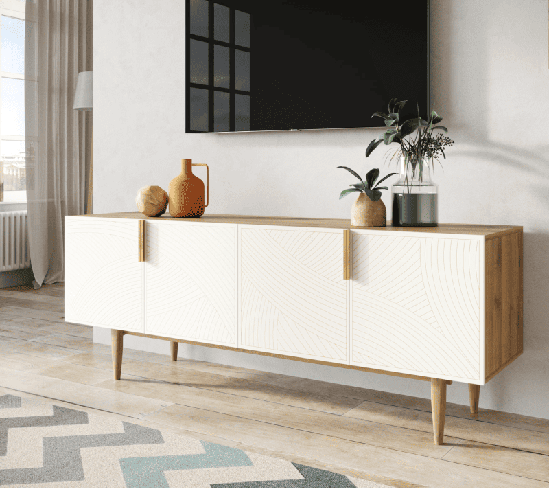 Тумба под телевизор Line бежевый LN06/GR1/beige_3