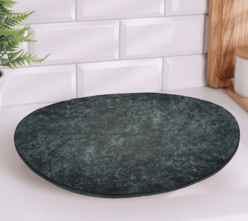 Тарелка декоративная MALIMONO алюминий/зеленая патина 427154_1