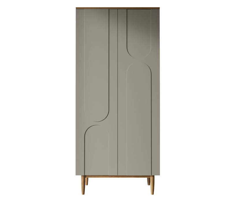 Шкаф Arka серый/бежевый AR13-F2