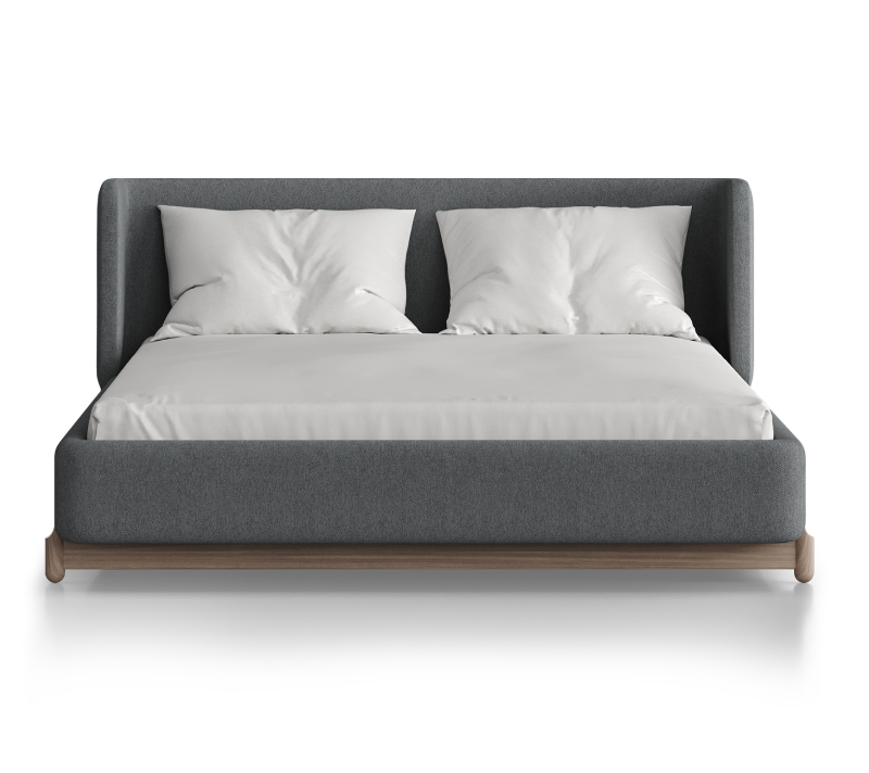 Кровать Basic светло-серый 140x200