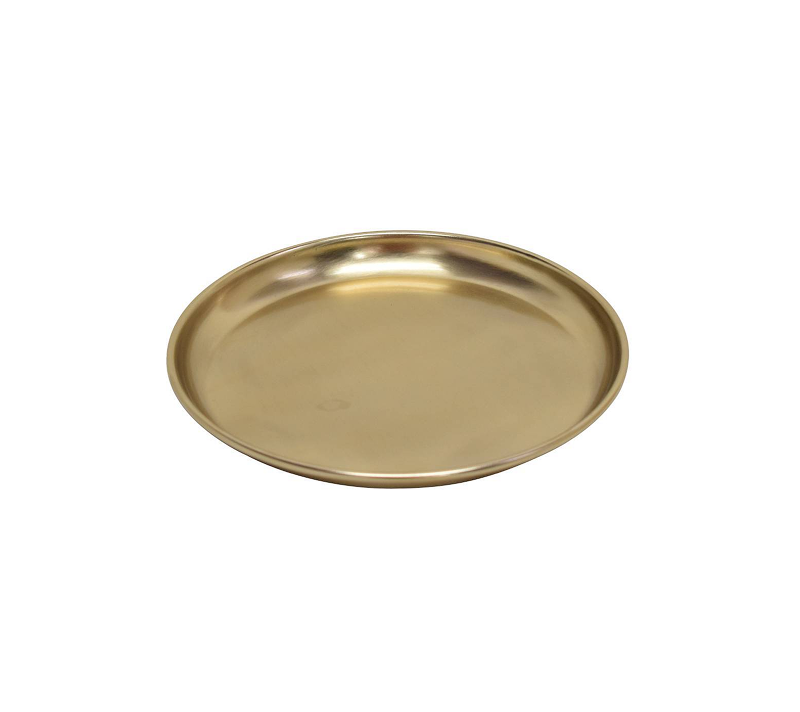 Тарелка декоративная FORLEYET золотой 427026