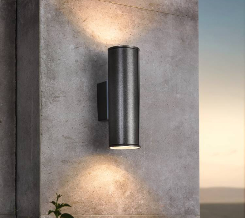 Настенный светильник светодиодный Рига антрацит 94103_1