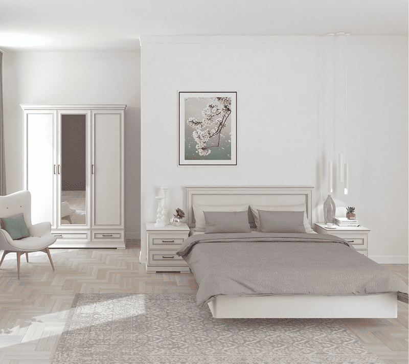 Кровать Флоренция персидский жемчуг LOZ160х200_3