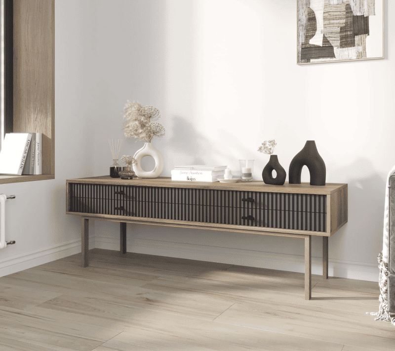 Тумба под телевизор Emerson черный/коричневый EM23/7024/L_3