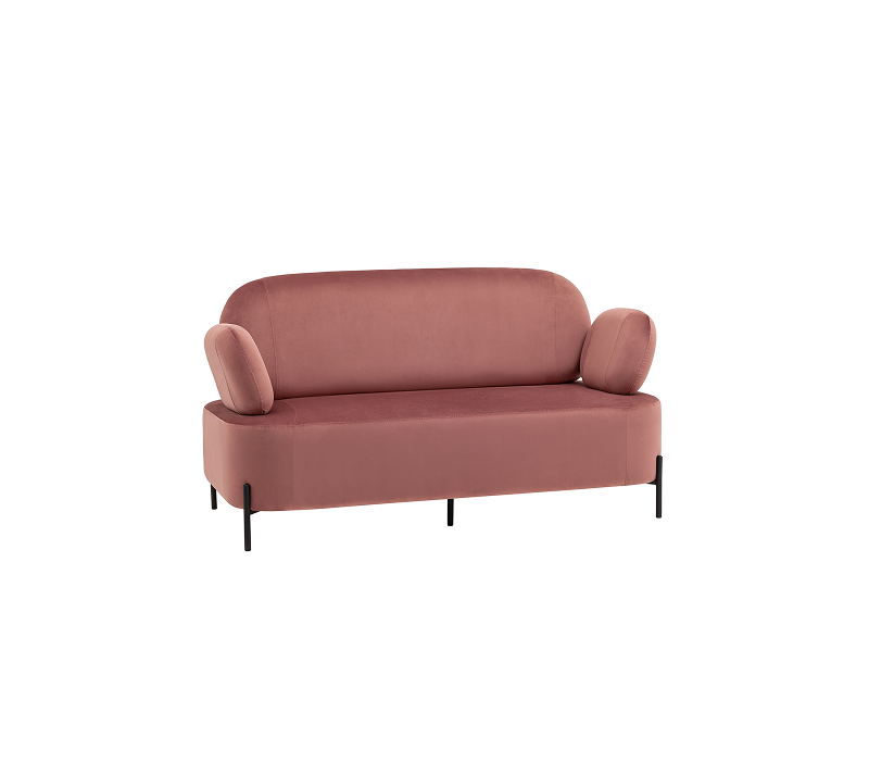 Диван Кэнди велюр пыльно-розовый