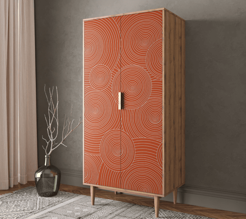 Шкаф Line красный R24/red_3